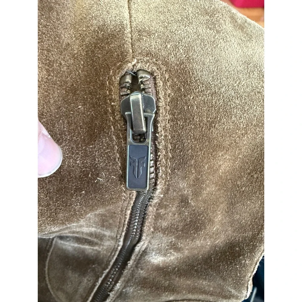 Frye Beige/khaki suede leather molly tassel over the knee‎ boots hippie boho